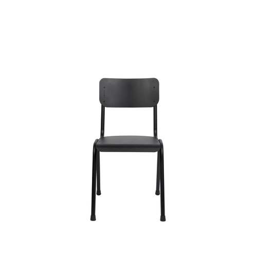 Zuiver Back to school tuinstoel zwart set van 2 - TOONZAALMODEL
