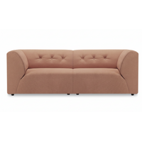 Vint sofa driezit Linen Dusty Rose - TOONZAALMODEL