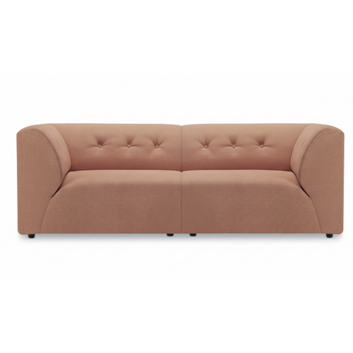 HKLiving Vint sofa driezit Linen Dusty Rose - TOONZAALMODEL