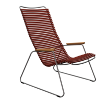 Click loungestoel + voetenbankje paprika (19) - TOONZAALMODEL