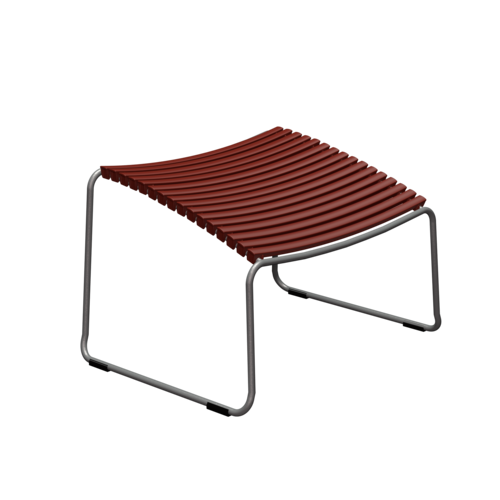 Houe Click loungestoel + voetenbankje paprika (19) - TOONZAALMODEL