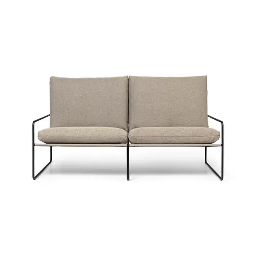 Ferm Living Desert tweezit Dolce Black/Dark Sand - TOONZAALMODEL