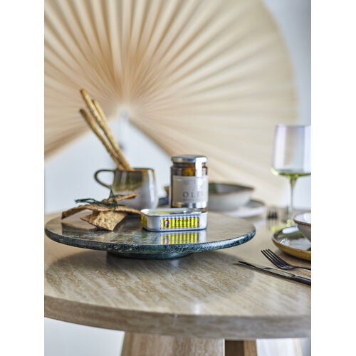 Bloomingville Nuni draaiplateau groen marmer