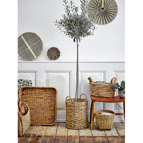 Bloomingville Selma mand Bankuan gras - set van 2