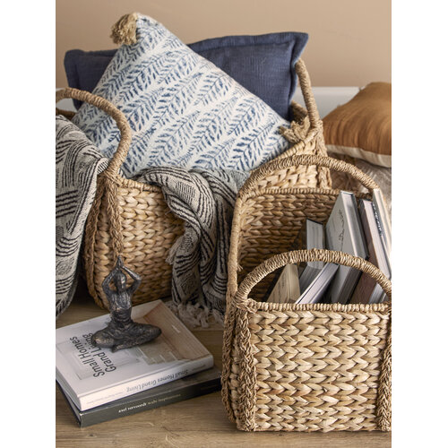 Bloomingville Selma mand Bankuan gras - set van 2