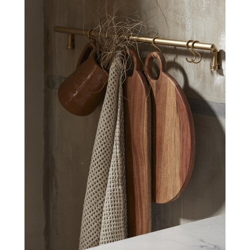 nordal Herbal serveerplank rond - acacia