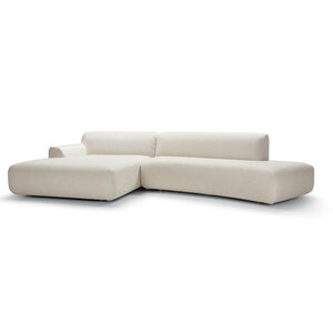 Sits Emily sofa chaise longue + open eind - Linen natural - Luxe comfort