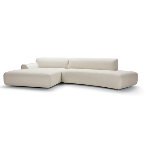 Sits Emily sofa chaise longue + open eind - Linen natural - Luxe comfort