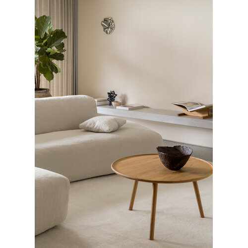 Sits Emily sofa chaise longue + open eind - Linen natural - Luxe comfort