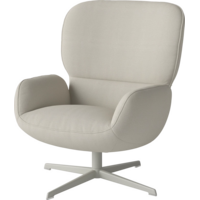 Ripon fauteuil - Ascot beige - grijze poot