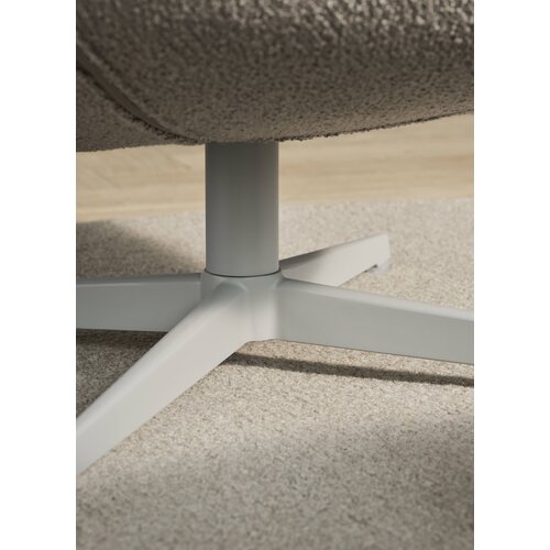 Bolia Ripon fauteuil - Ascot beige - grijze poot