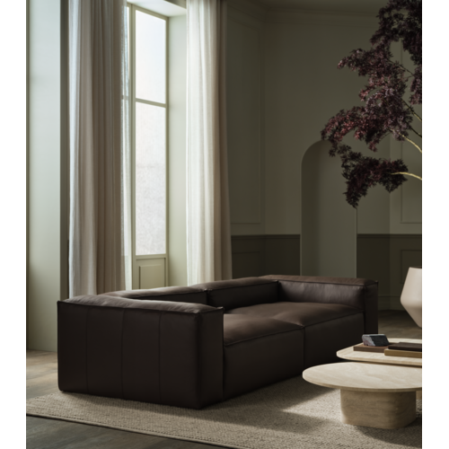 Bolia Cosima sofa 2 modules D 120 - Quattro brown leder