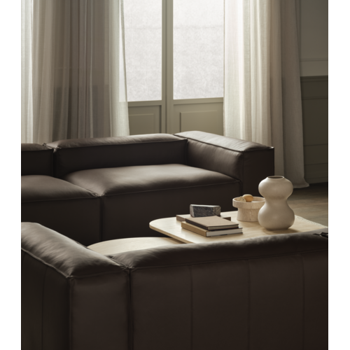 Bolia Cosima sofa 2 modules D 120 - Quattro brown leder