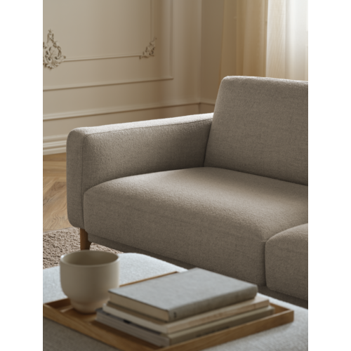Bolia Chleo sofa 3-zit - Monza beige - geolied eiken poten