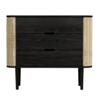 Treasures commode zwarte eik - Venetian Cane