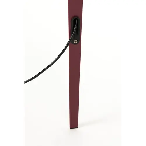 Zuiver Tripod vloerlamp marsala rood