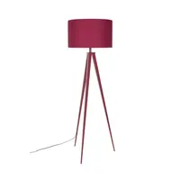 Tripod vloerlamp marsala rood