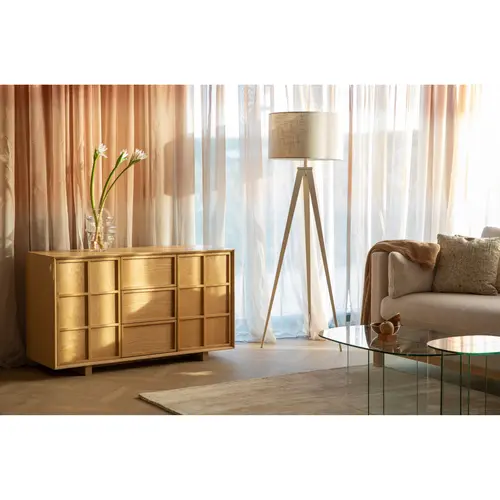 Zuiver Tripod vloerlamp beige