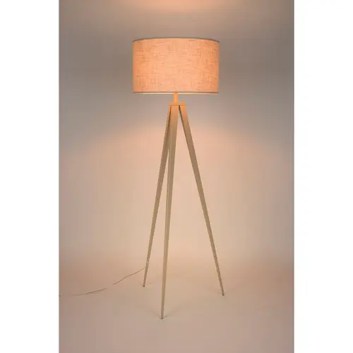 Zuiver Tripod vloerlamp beige