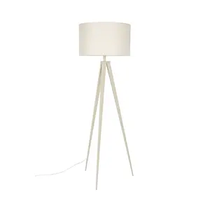 Zuiver Tripod vloerlamp beige