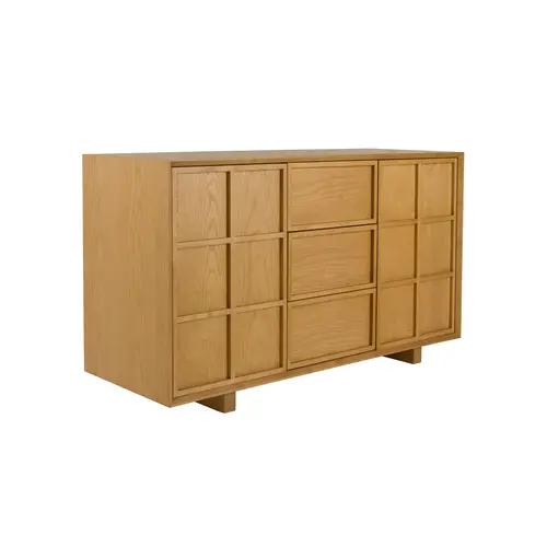 Zuiver Raster dressoir hoog naturel