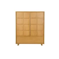 Raster cabinet naturel