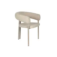 Heels eetkamerstoel met armleuningen beige