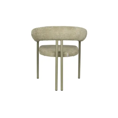 Zuiver Heels eetkamerstoel met armleuningen groen