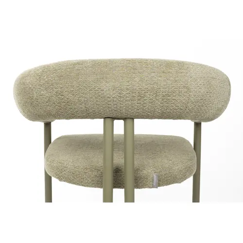 Zuiver Heels eetkamerstoel met armleuningen groen