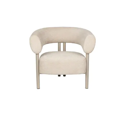 Zuiver Heels loungestoel beige