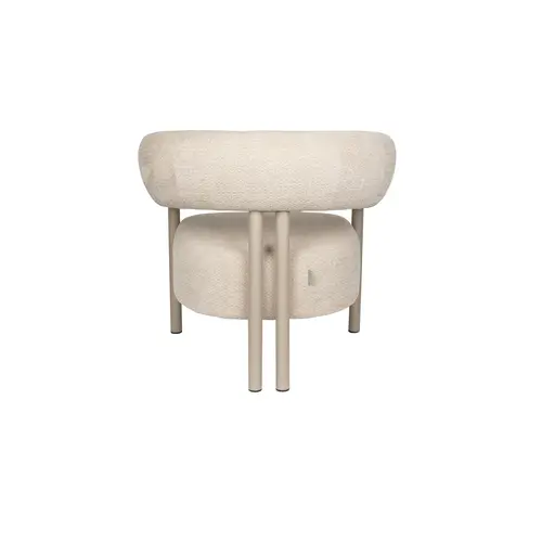 Zuiver Heels loungestoel beige