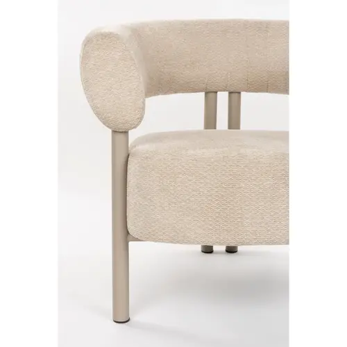 Zuiver Heels loungestoel beige