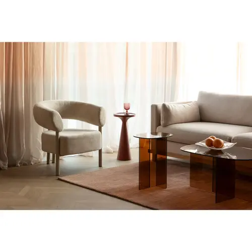 Zuiver Heels loungestoel beige