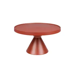 Zuiver Floss table basse rouge marsala