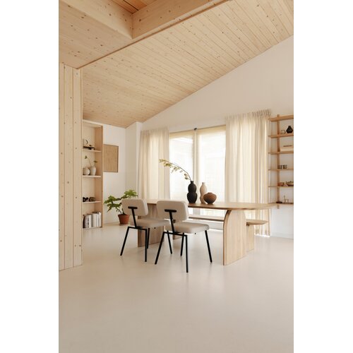 Studio Henk Plat ovaal eettafel Slot onderstel - eik hardwaxolie light 220 x 100