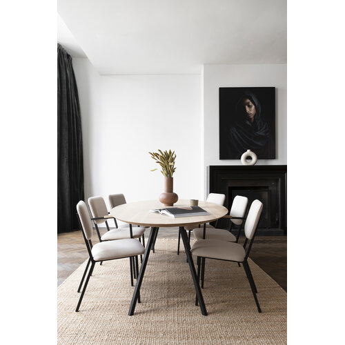 Studio Henk Ovalen eettafel Slim Co onderstel - eik hardwaxolie light eiken 220 x 120