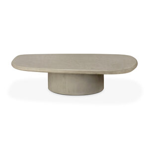 Ethnicraft Elements table basse outdoor en béton gris clair