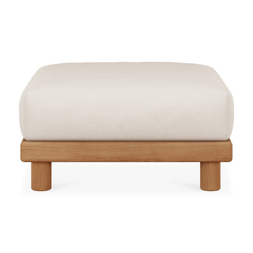 Ethnicraft Monocle outdoor modulaire sofa teak voetenbank