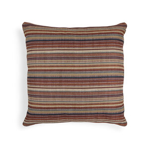 Ethnicraft Zahara Stripes coussin outdoor terra carré