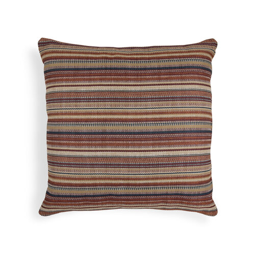 Ethnicraft Zahara Stripes coussin outdoor terra carré