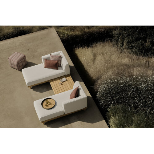 Ethnicraft Core outdoor dienblad teak rond S