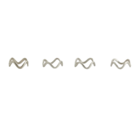 Skye servetring zilver