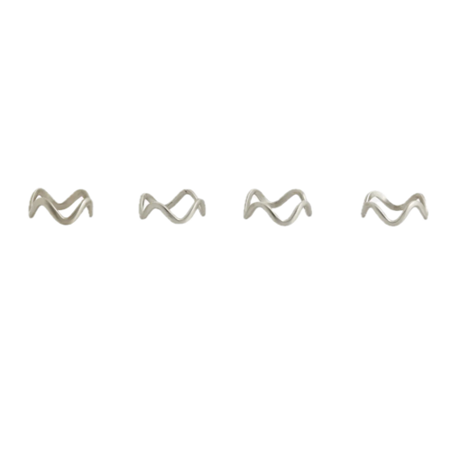 nordal Skye servetring zilver