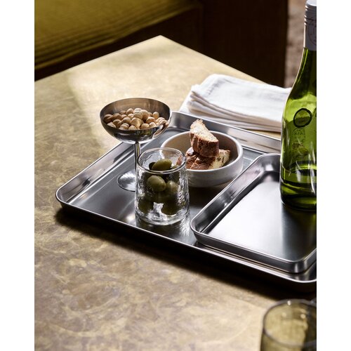 nordal Lucidus dienblad chrome L