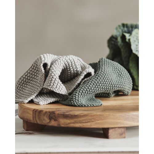 nordal Mira ovenwant gebreid army green