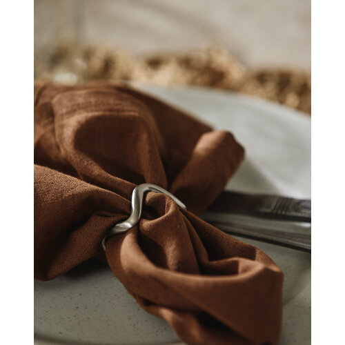 nordal Skye servetring zilver