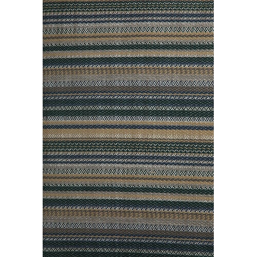 Ethnicraft Zahara outdoor poef blue stripe stof