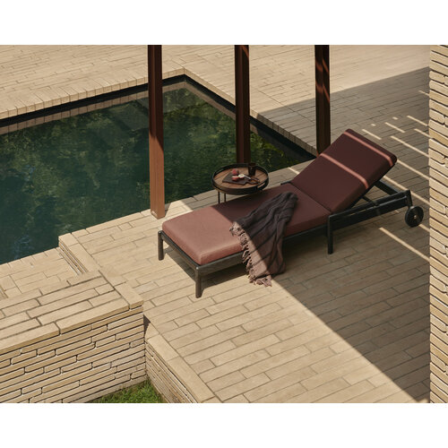 Ethnicraft Outdoor dienblad bijzettafel aluminium dark bronze