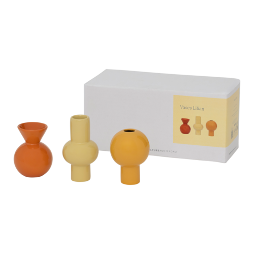Urban Nature Culture Lilian mini vaasjes - set van 3