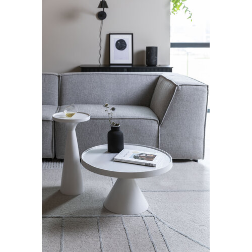 Zuiver Floss bijzettafel wit